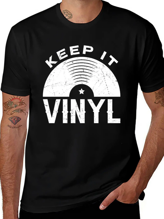 Vinyl Music DJ Record Men Unisex Casual T-Shirt – Clean Design For Daily Comfort