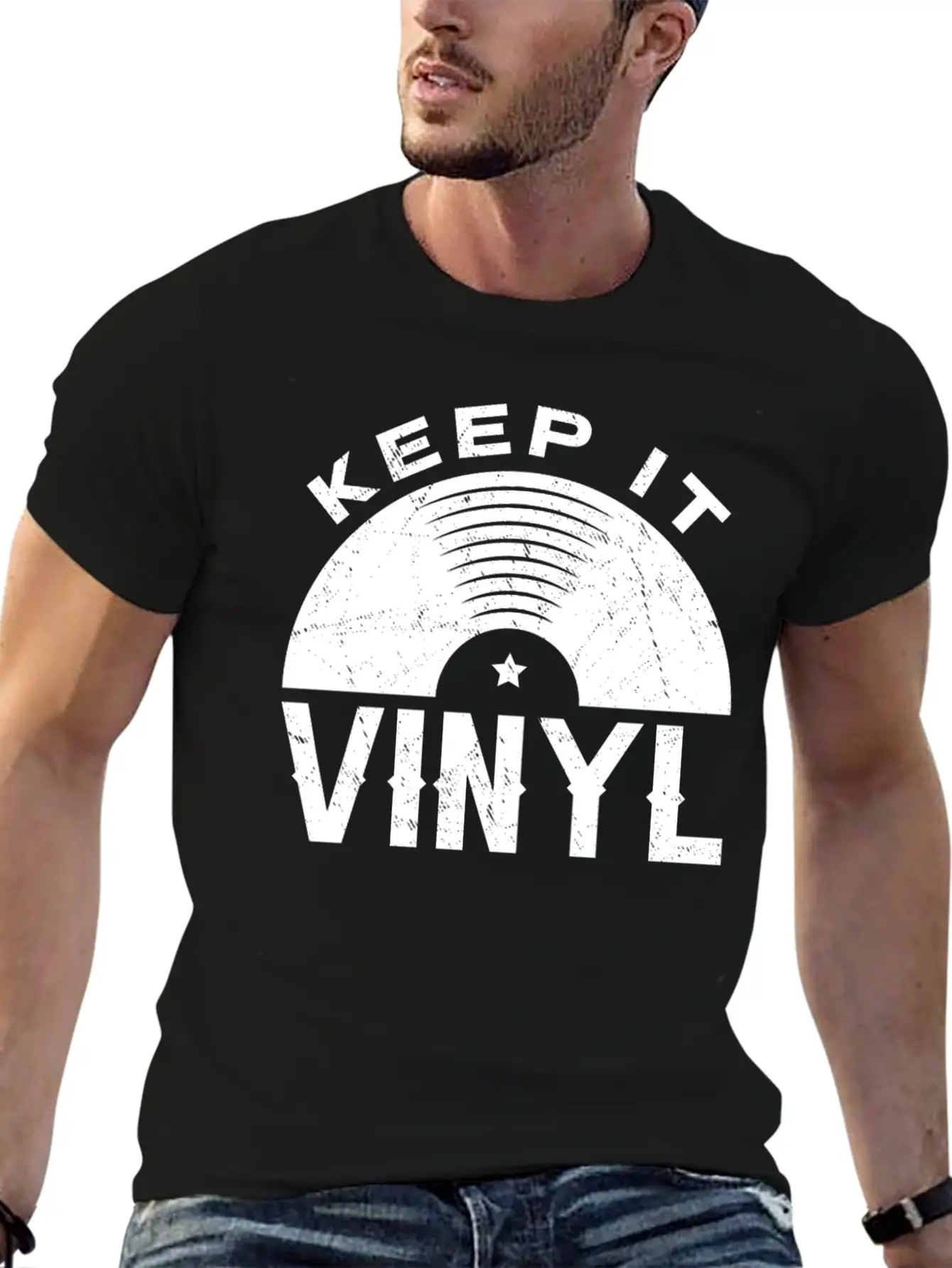 Vinyl Music DJ Record Men Unisex Casual T-Shirt – Clean Design For Daily Comfort