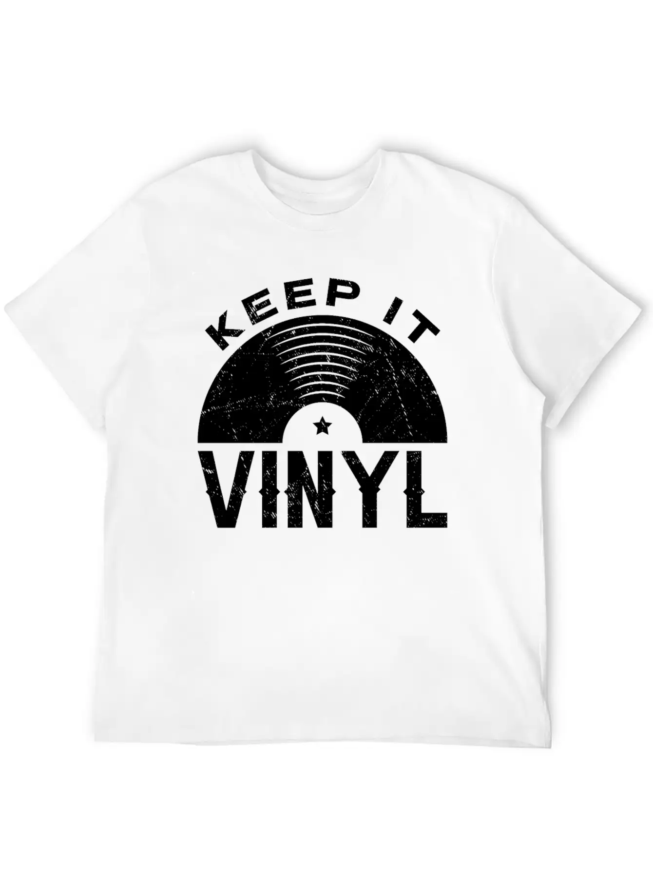 Vinyl Music DJ Record Men Unisex Casual T-Shirt – Clean Design For Daily Comfort