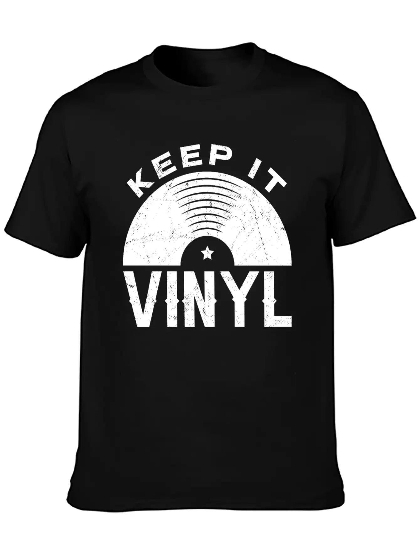 Vinyl Music DJ Record Men Unisex Casual T-Shirt – Clean Design For Daily Comfort