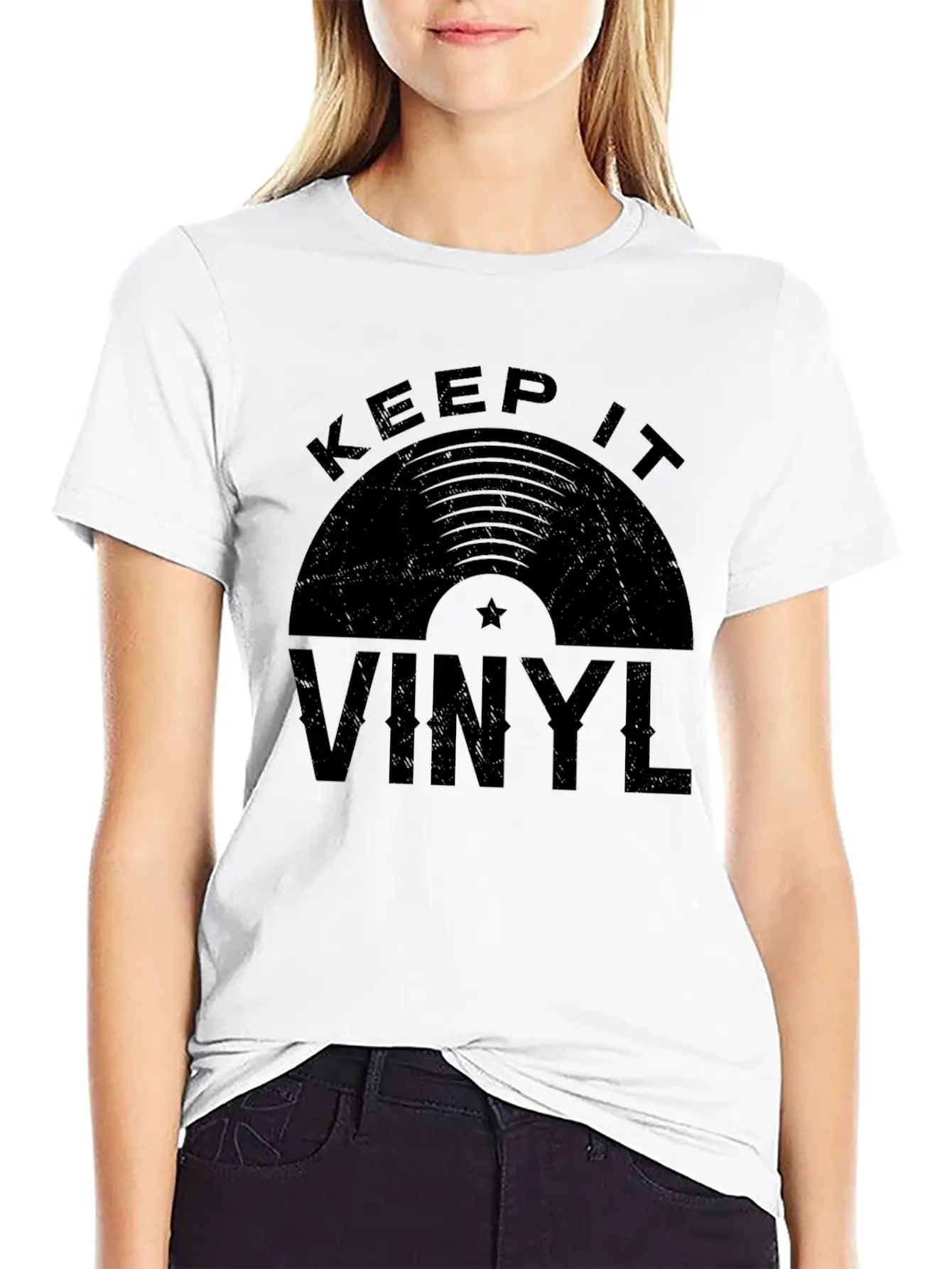 Vinyl Music DJ Record Men Unisex Casual T-Shirt – Clean Design For Daily Comfort