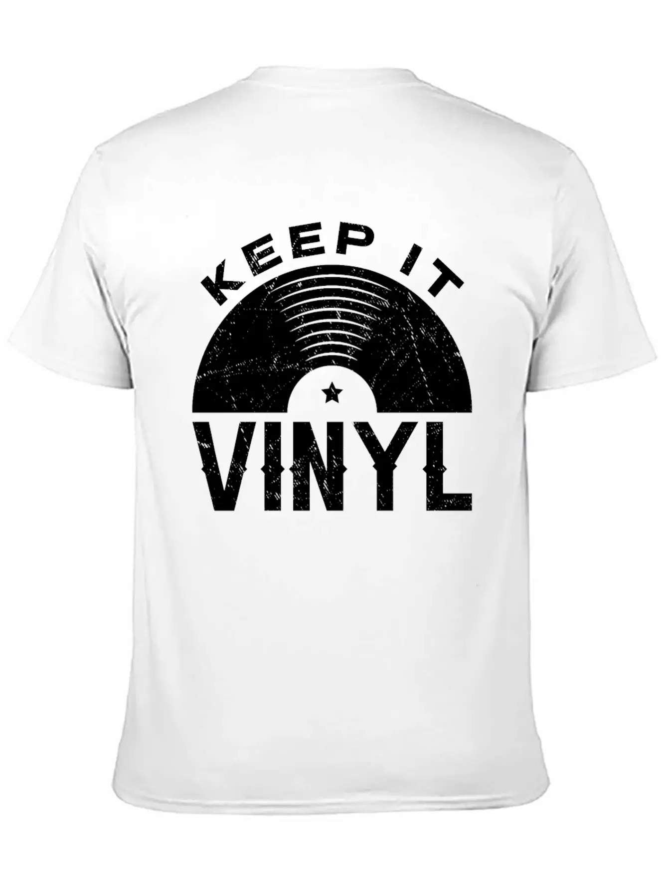 Vinyl Music DJ Record Men Unisex Casual T-Shirt – Clean Design For Daily Comfort