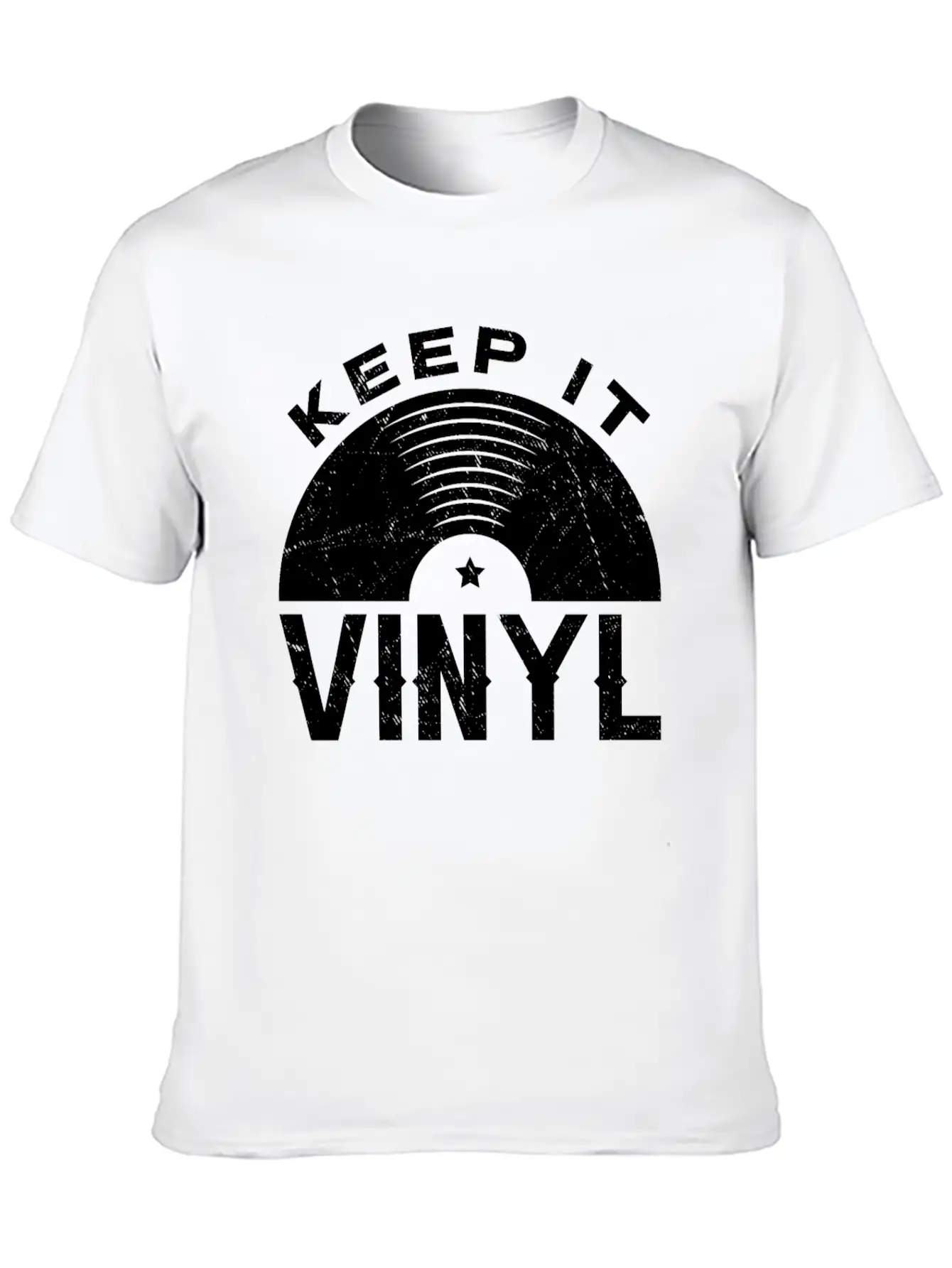 Vinyl Music DJ Record Men Unisex Casual T-Shirt – Clean Design For Daily Comfort