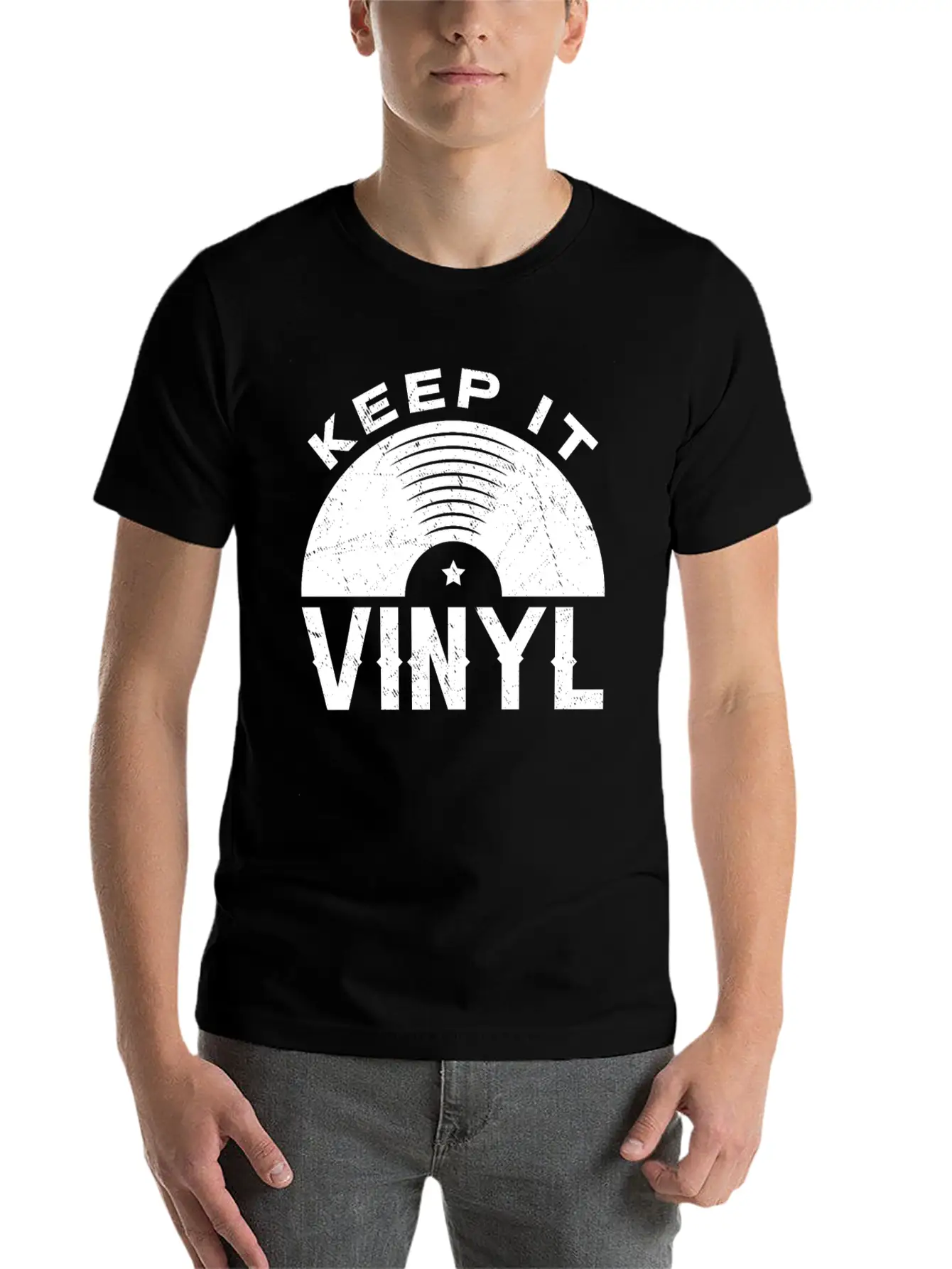 Vinyl Music DJ Record Men Unisex Casual T-Shirt – Clean Design For Daily Comfort