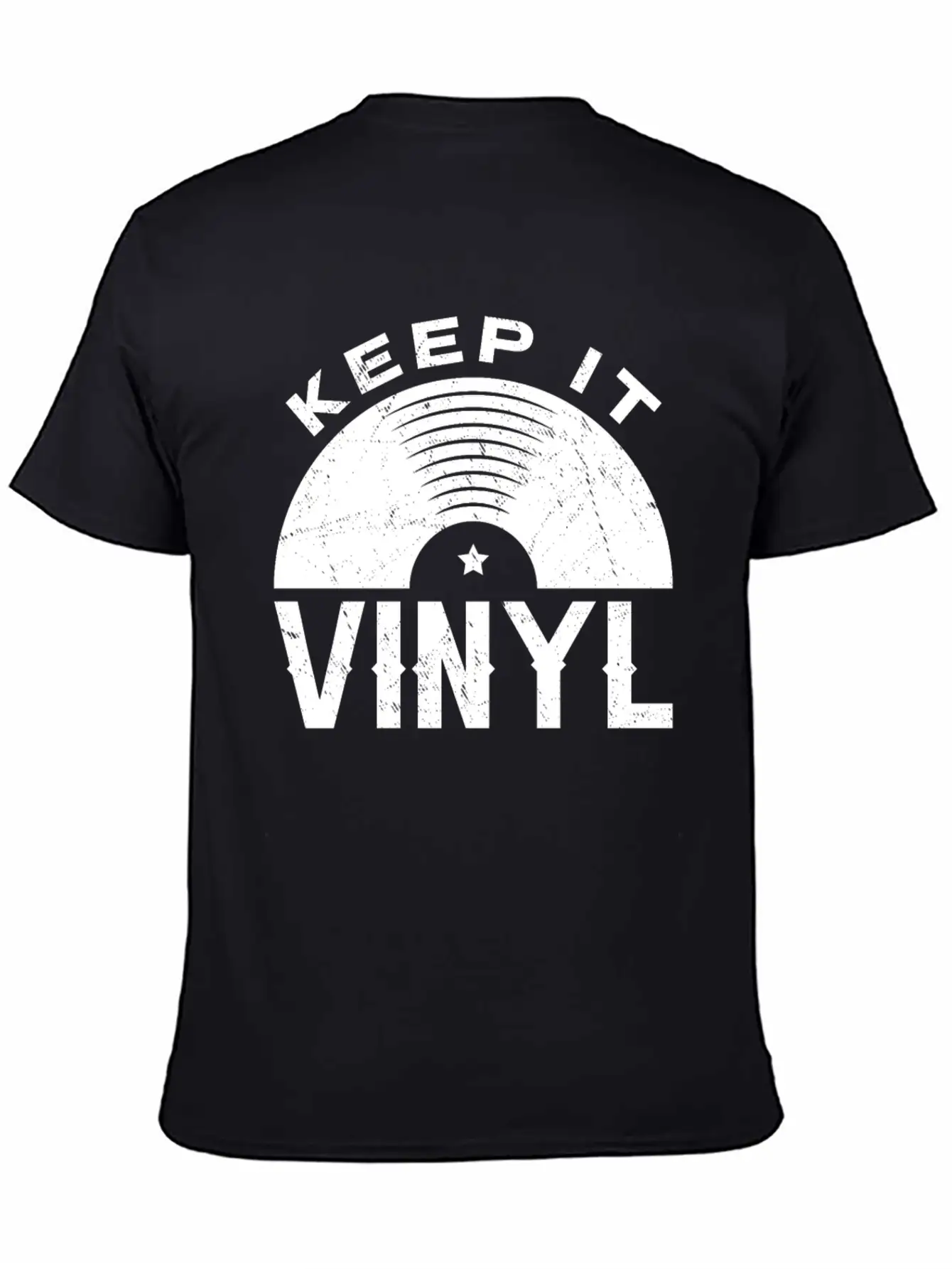 Vinyl Music DJ Record Men Unisex Casual T-Shirt – Clean Design For Daily Comfort