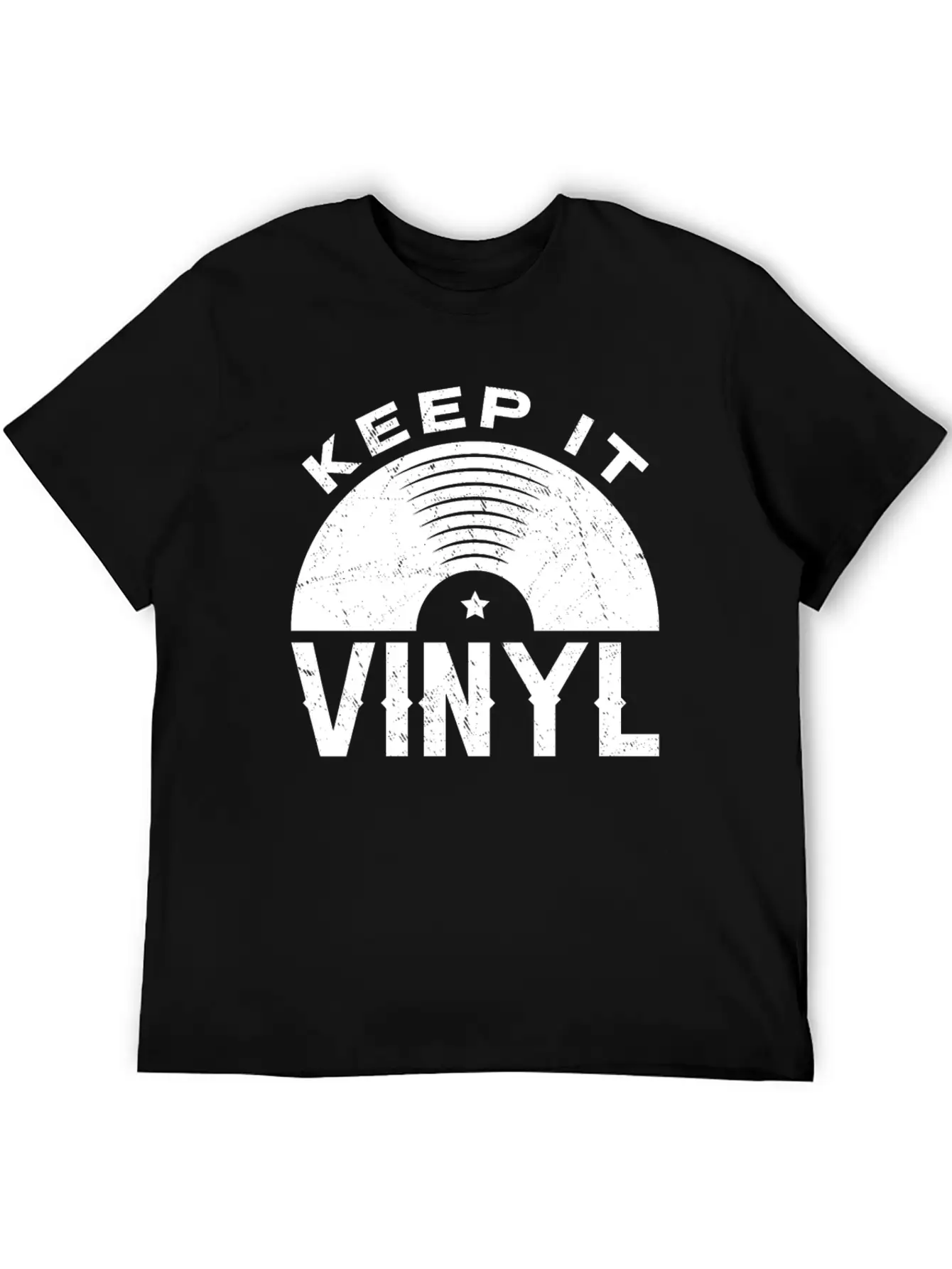 Vinyl Music DJ Record Men Unisex Casual T-Shirt – Clean Design For Daily Comfort