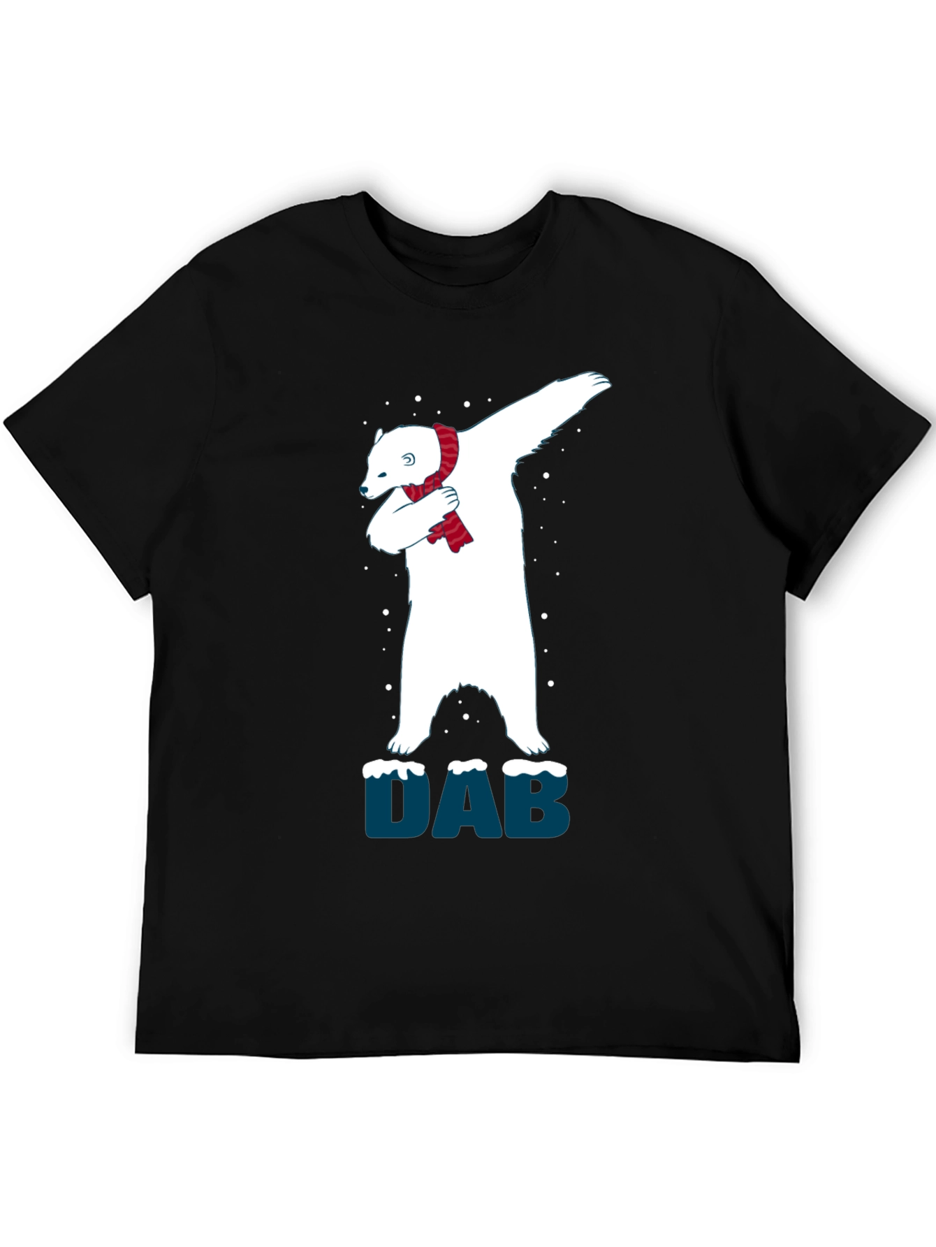 Dabbing Polar Bear Winter T-Shirt