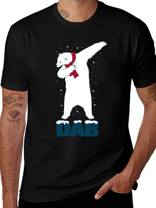 Dabbing Polar Bear Winter T-Shirt
