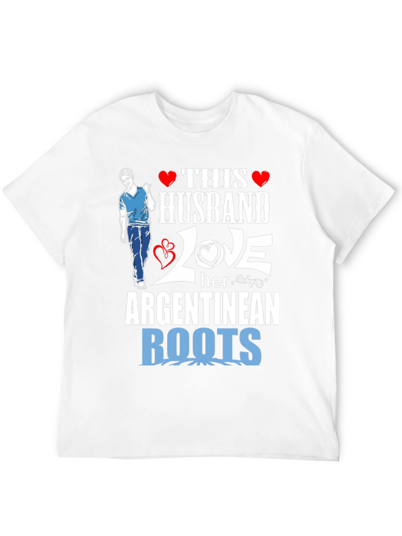 Husband Loves Her Argentinean Roots T-Shirt