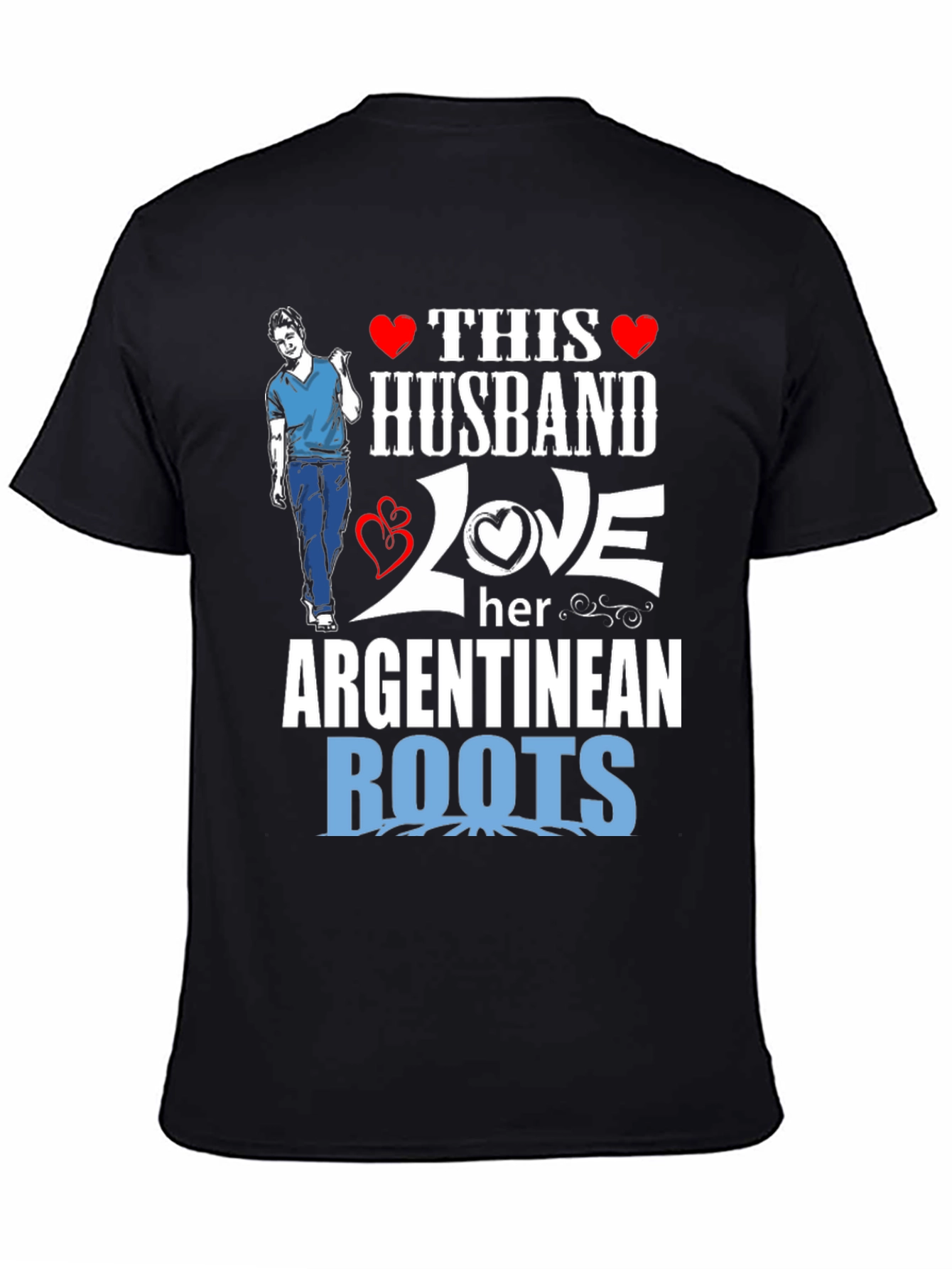 Husband Loves Her Argentinean Roots T-Shirt