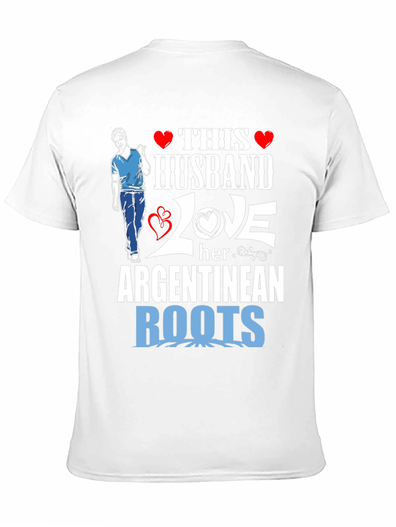 Husband Loves Her Argentinean Roots T-Shirt