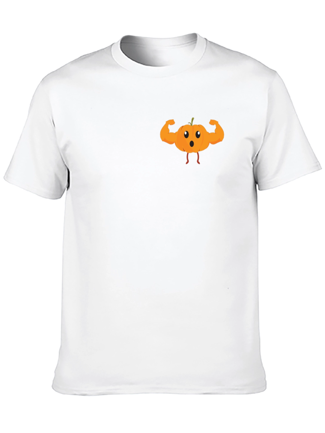 Funny Muscle Pumpkin T-Shirt - Halloween Apparel