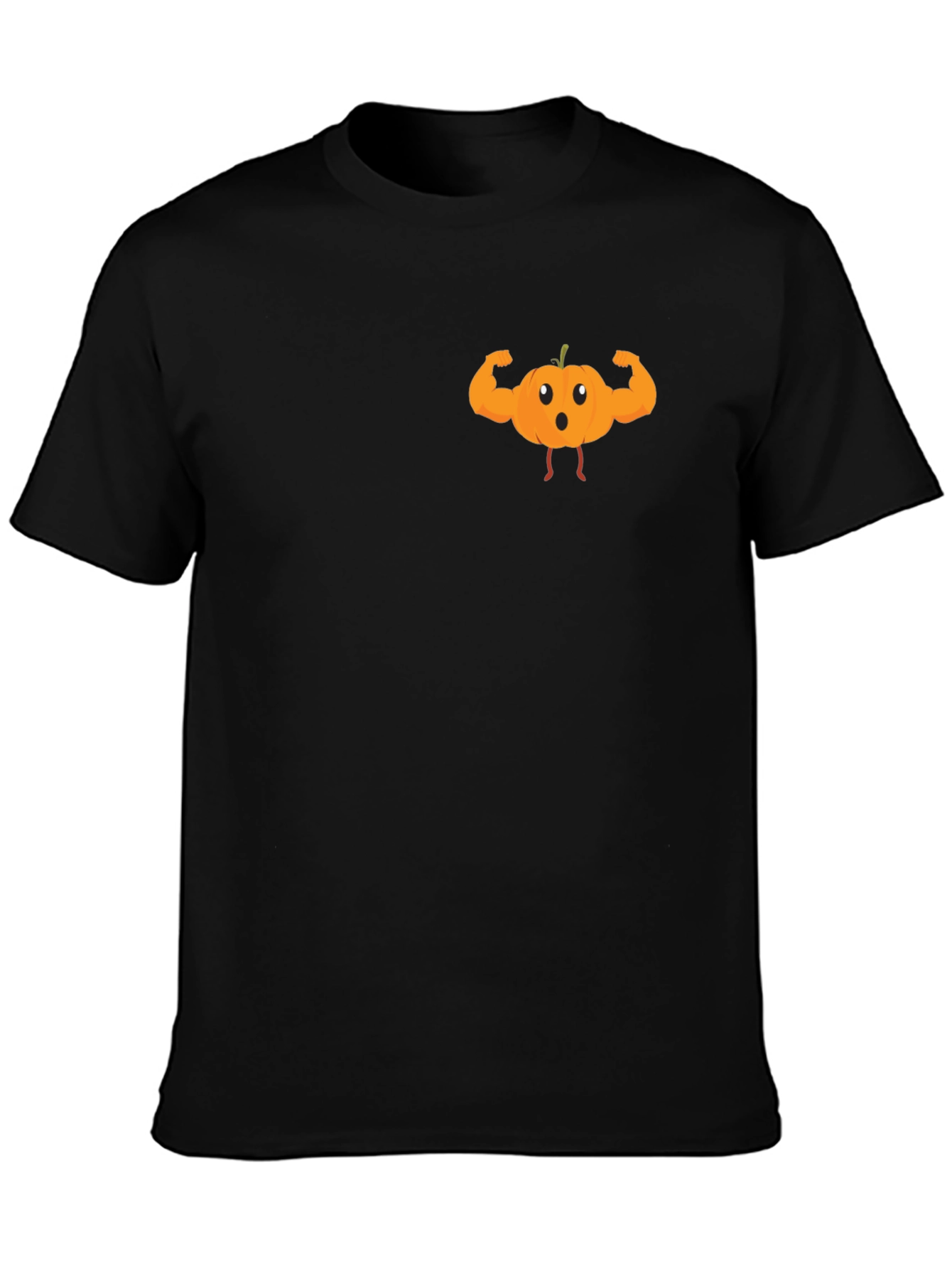 Funny Muscle Pumpkin T-Shirt - Halloween Apparel