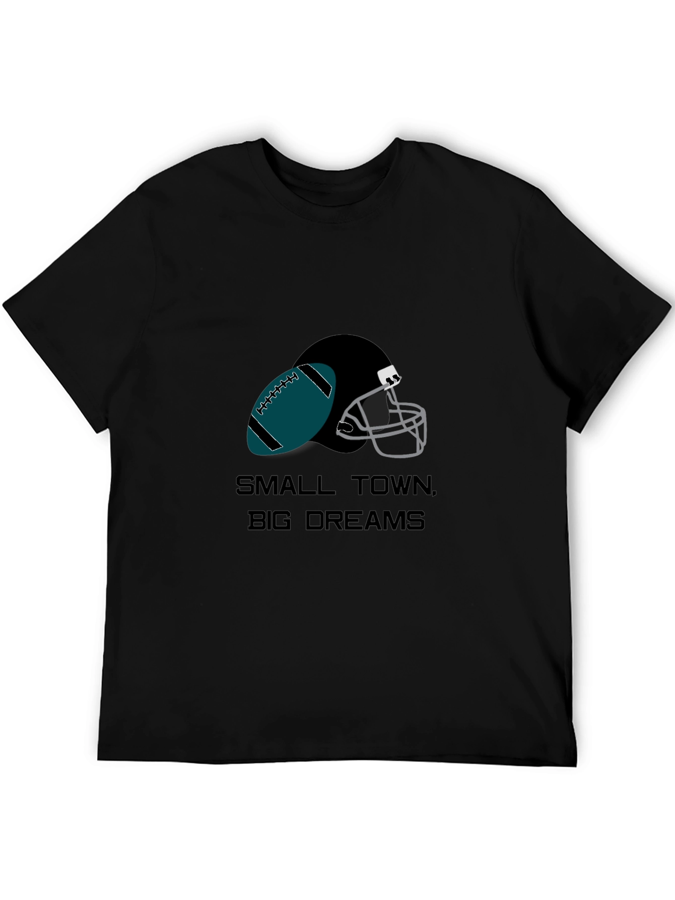 Small Town Big Dreams Football Graphic Tee