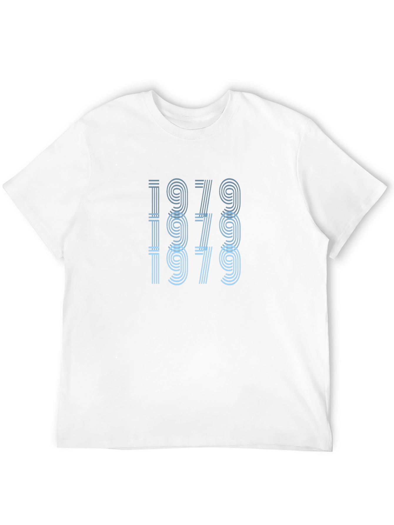 Retro 1979 Graphic T-Shirt - Black Crew Neck Tee