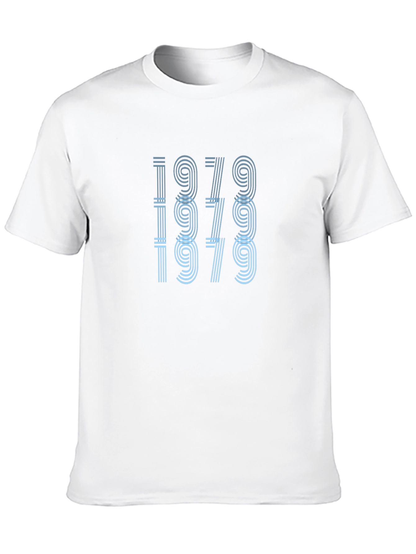 Retro 1979 Graphic T-Shirt - Black Crew Neck Tee
