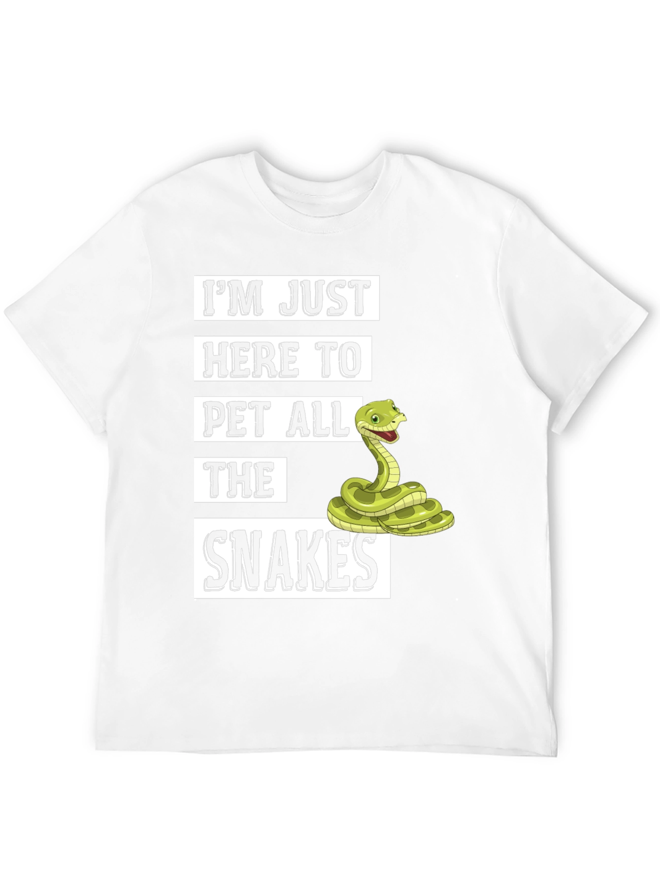 Im Just Here to Pet All The Snakes T-Shirt
