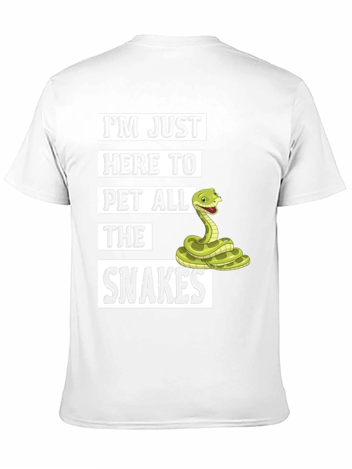 Im Just Here to Pet All The Snakes T-Shirt