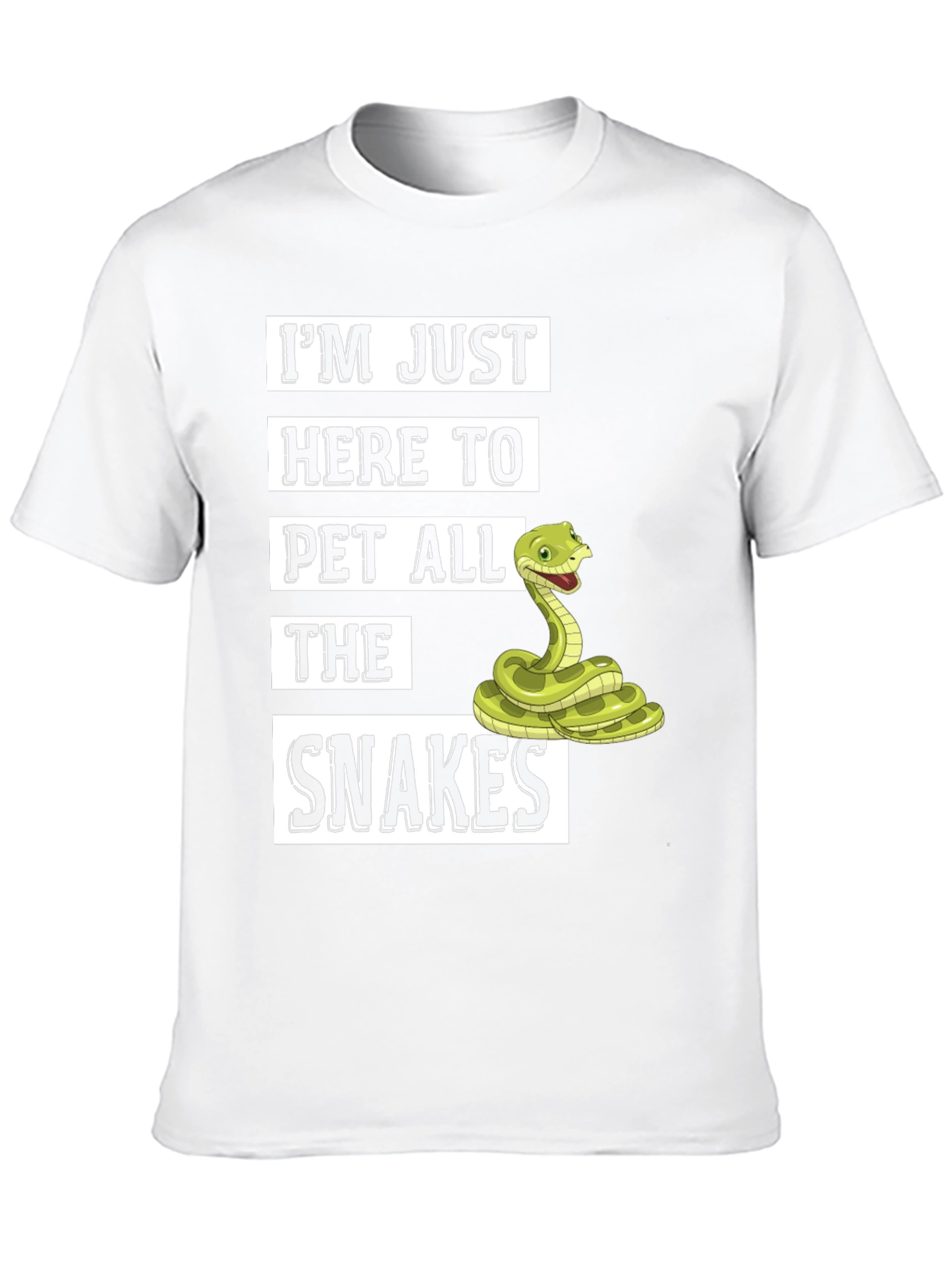 Im Just Here to Pet All The Snakes T-Shirt