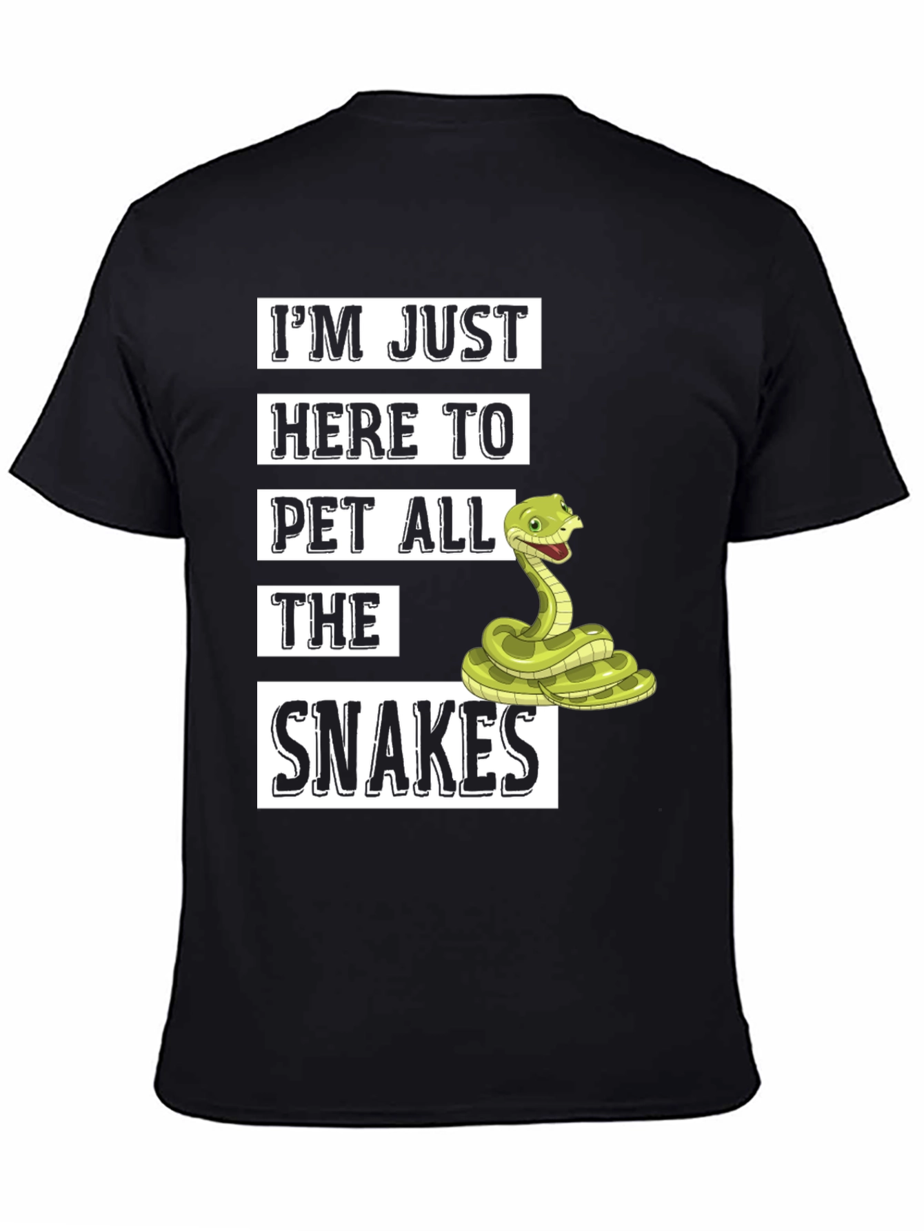 Im Just Here to Pet All The Snakes T-Shirt