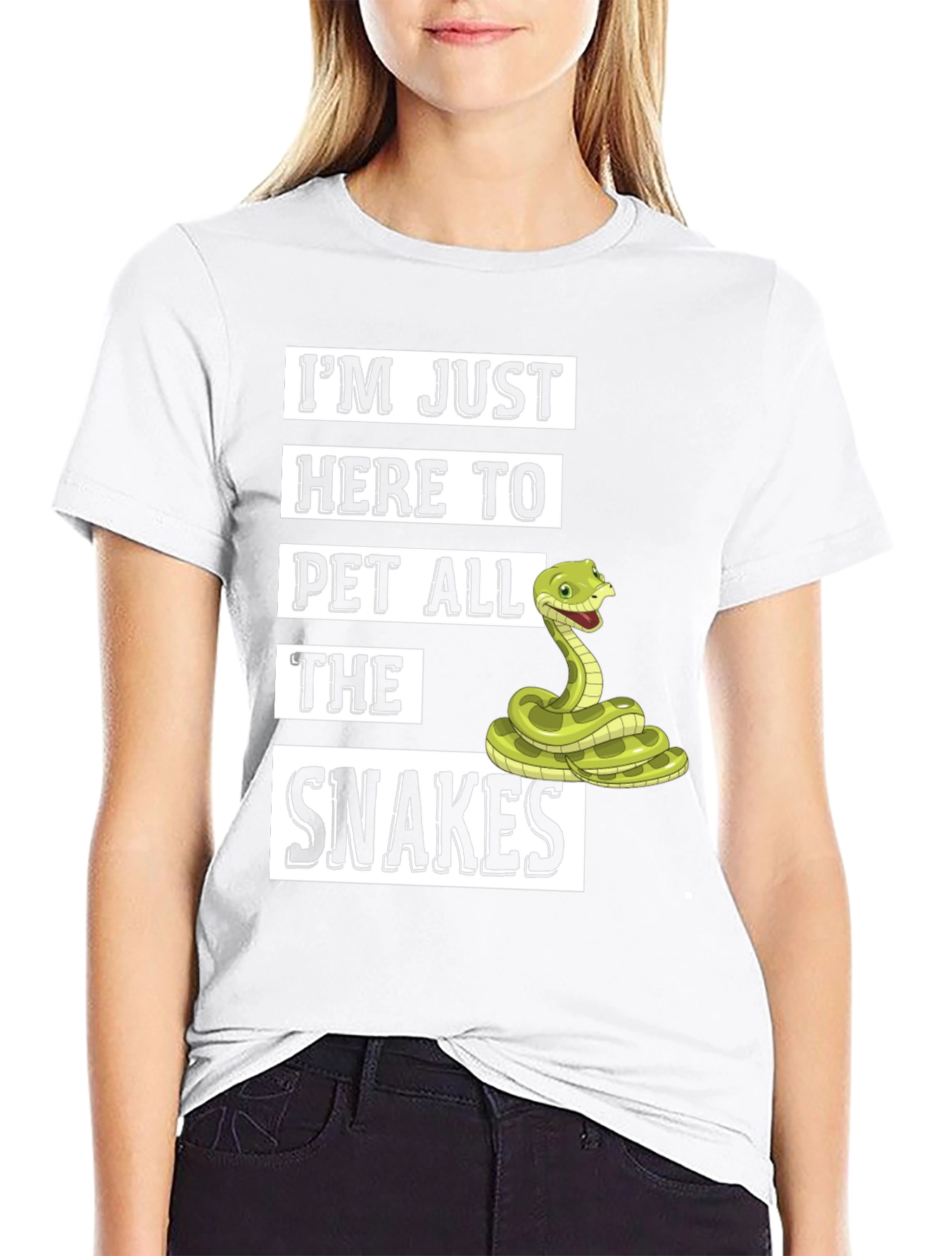 Im Just Here to Pet All The Snakes T-Shirt