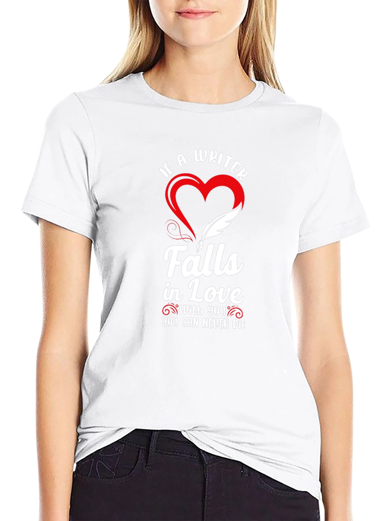 Writer Love T-Shirt - Never Die