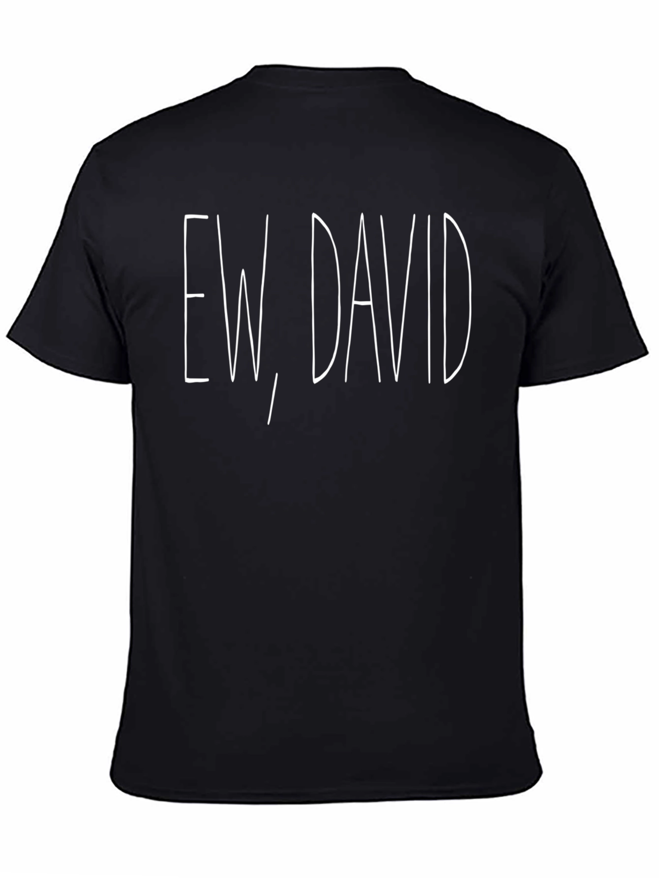 Ew David Black Graphic Tee