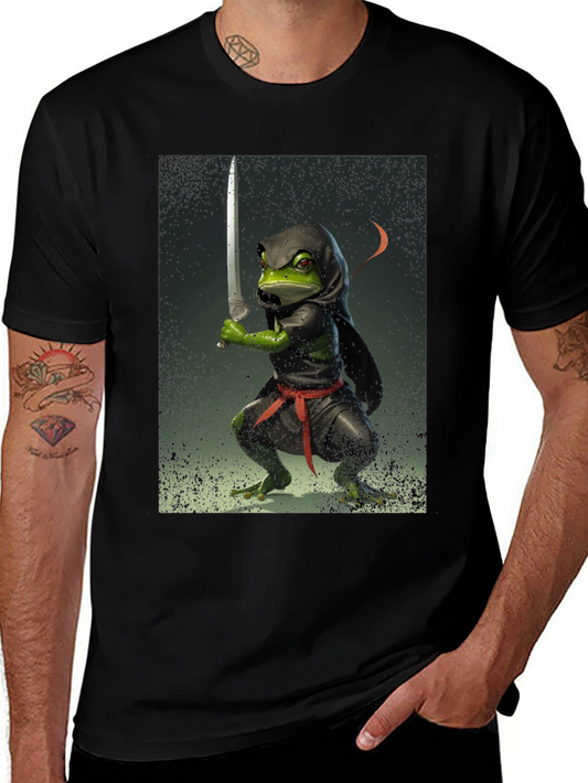 Ninja Frog T-Shirt - Funny Graphic Tee