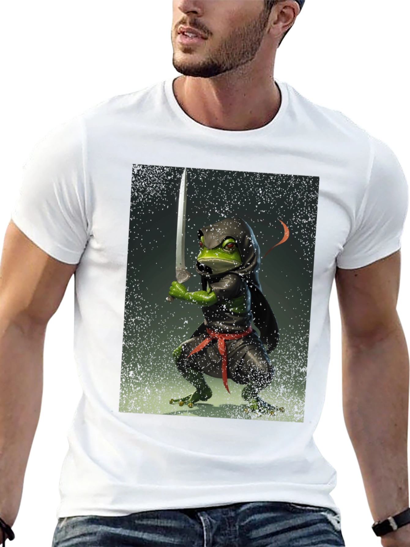 Ninja Frog T-Shirt - Funny Graphic Tee