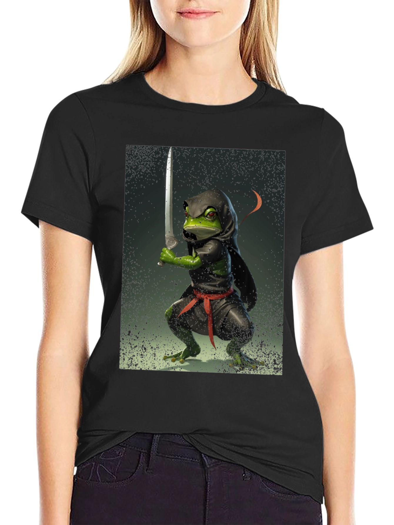 Ninja Frog T-Shirt - Funny Graphic Tee
