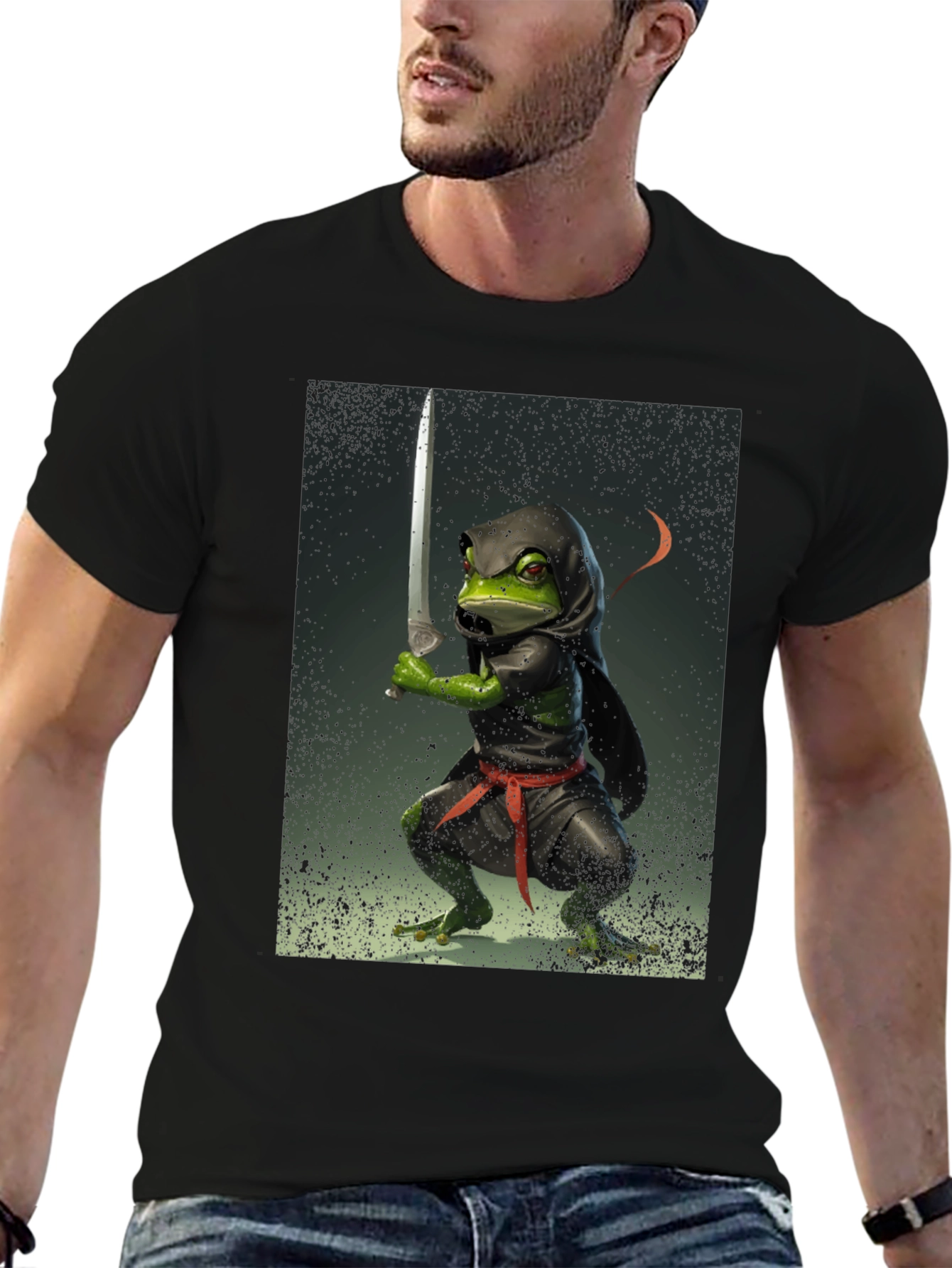 Ninja Frog T-Shirt - Funny Graphic Tee