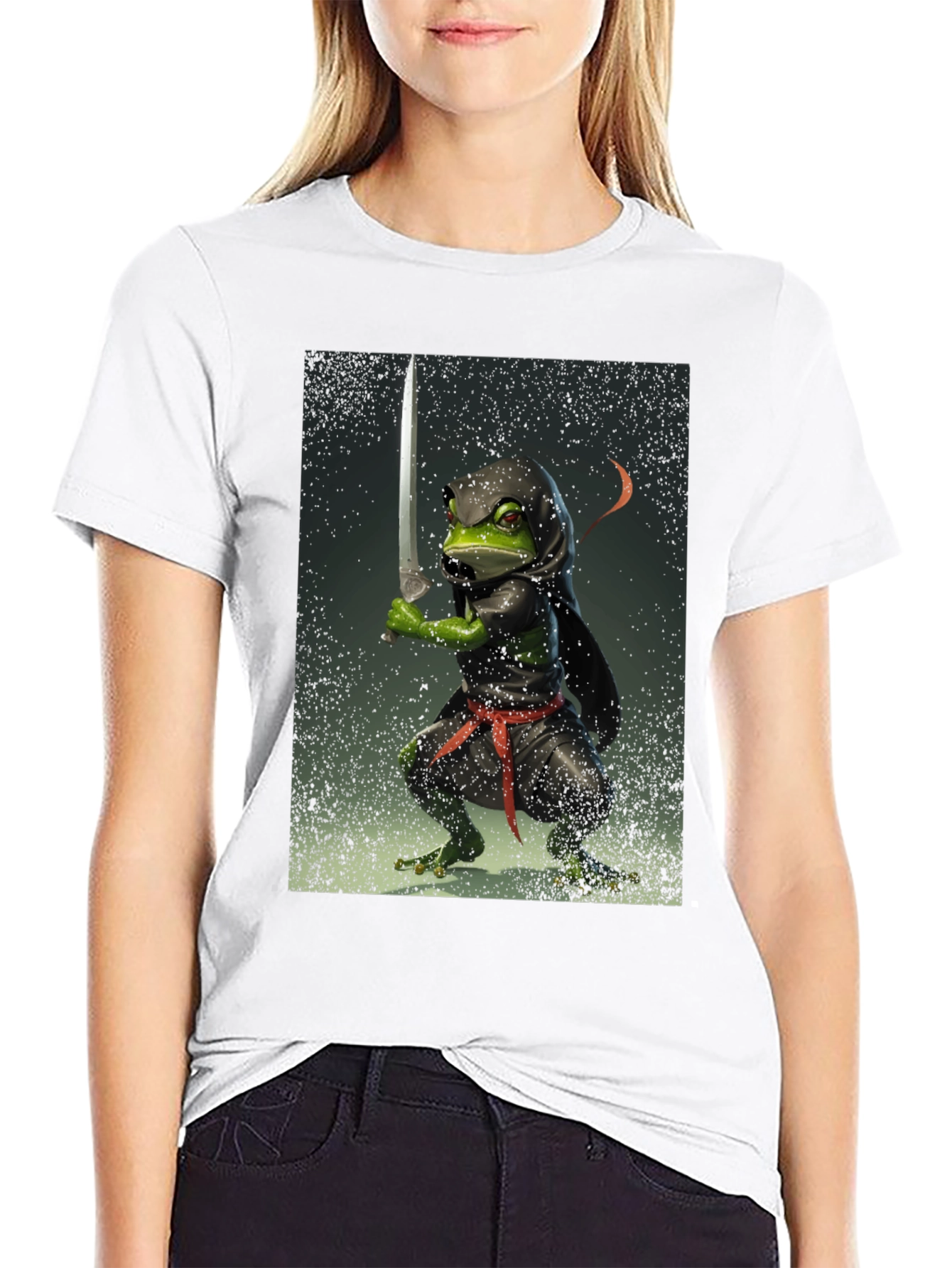 Ninja Frog T-Shirt - Funny Graphic Tee