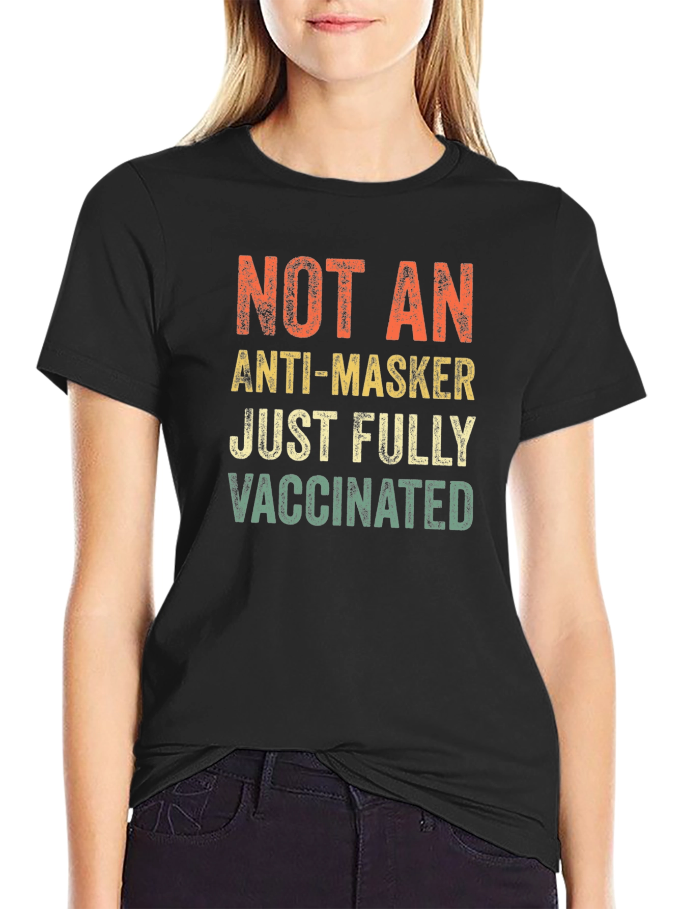 Fully Vaccinated T-Shirt - Anti-Masker Statement Tee