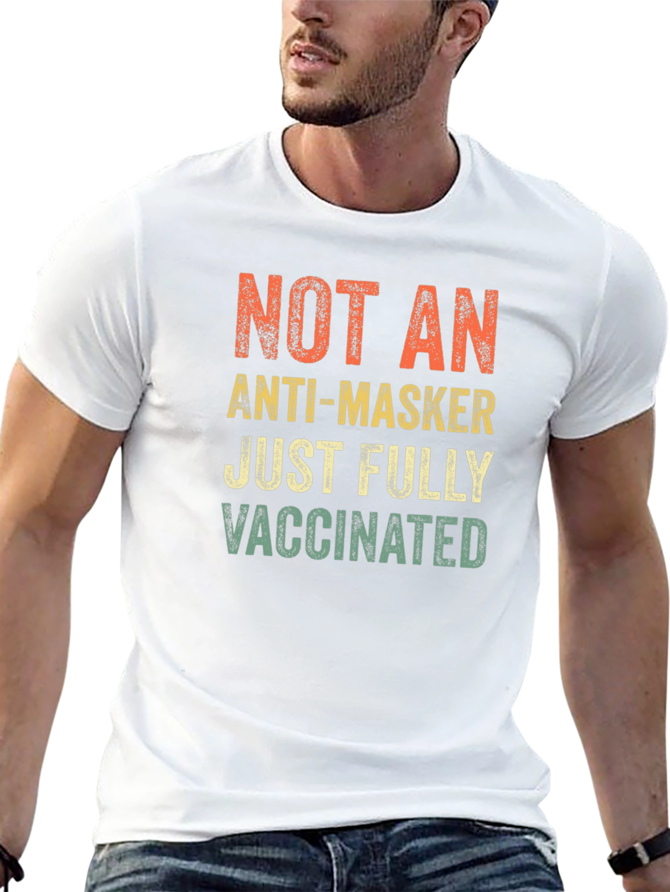 Fully Vaccinated T-Shirt - Anti-Masker Statement Tee
