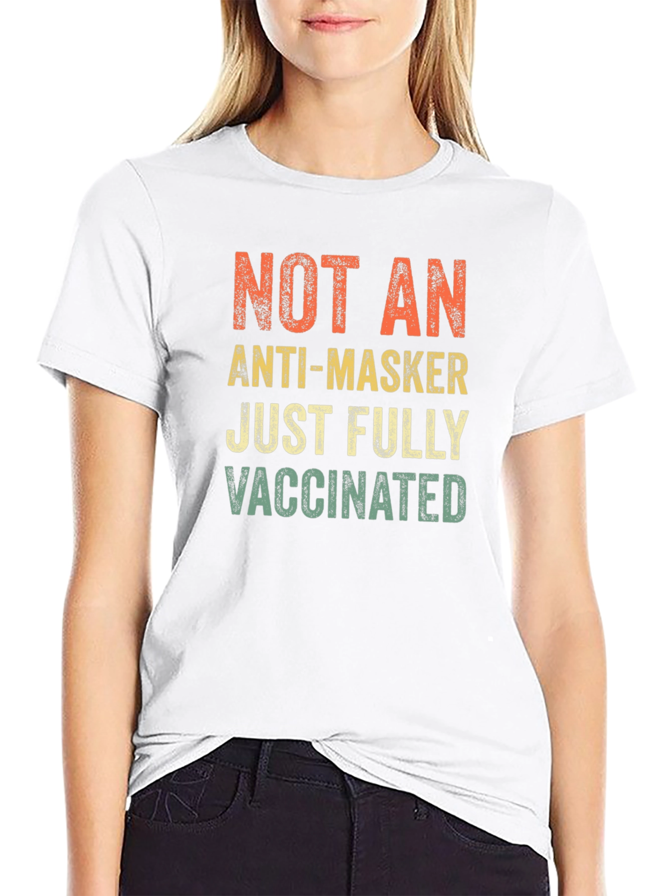 Fully Vaccinated T-Shirt - Anti-Masker Statement Tee