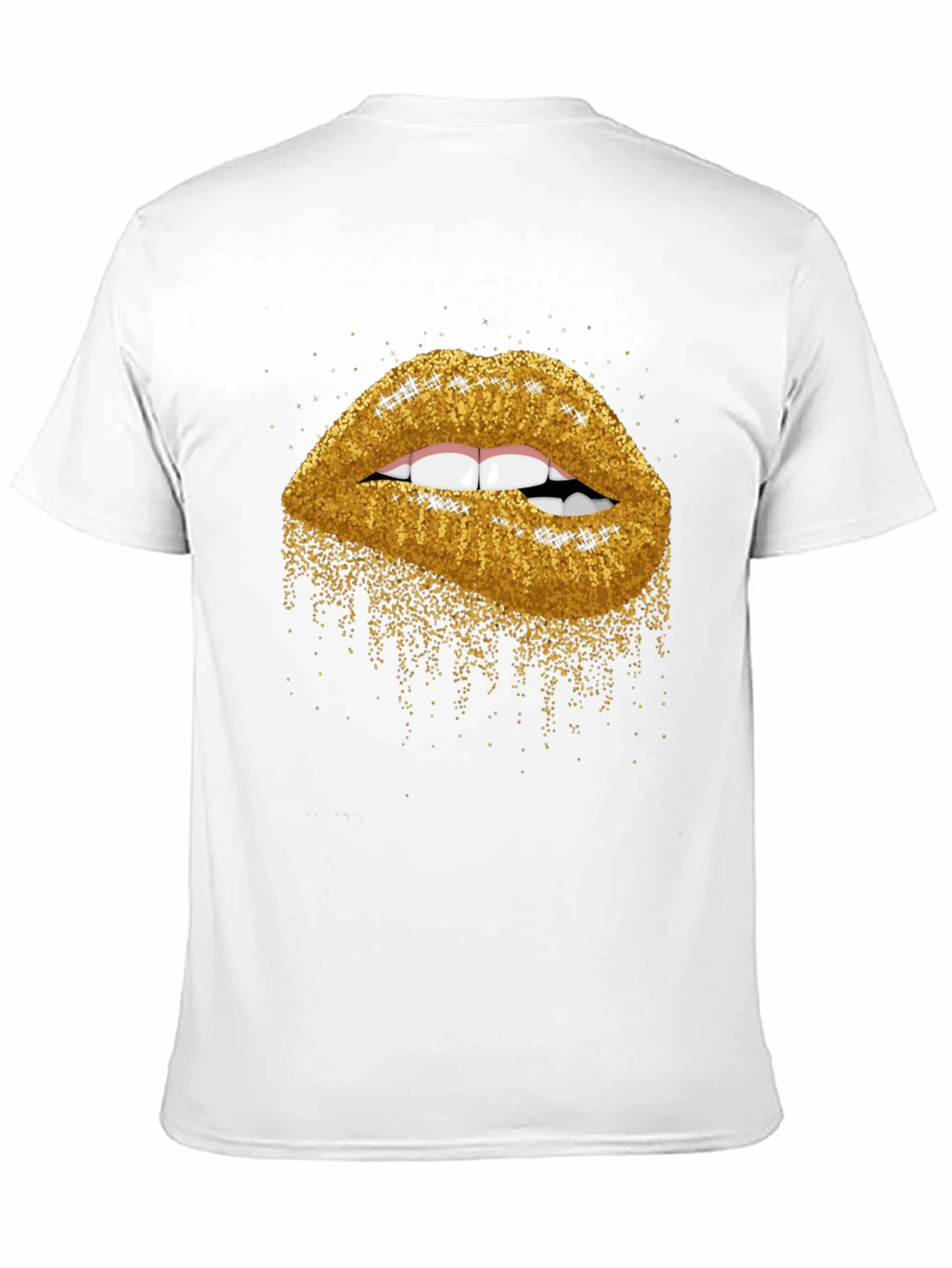 Glitter Lips Graphic Tee - Bold & Stylish