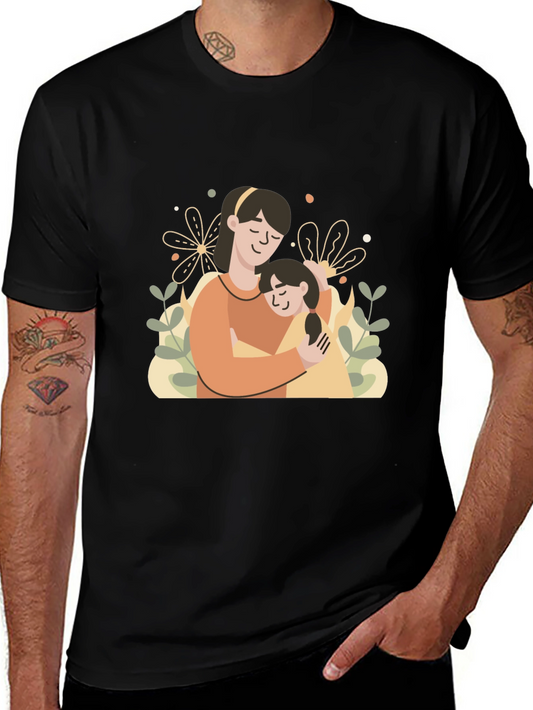 Mothers Day Tee: Mother and Daughter Graphic