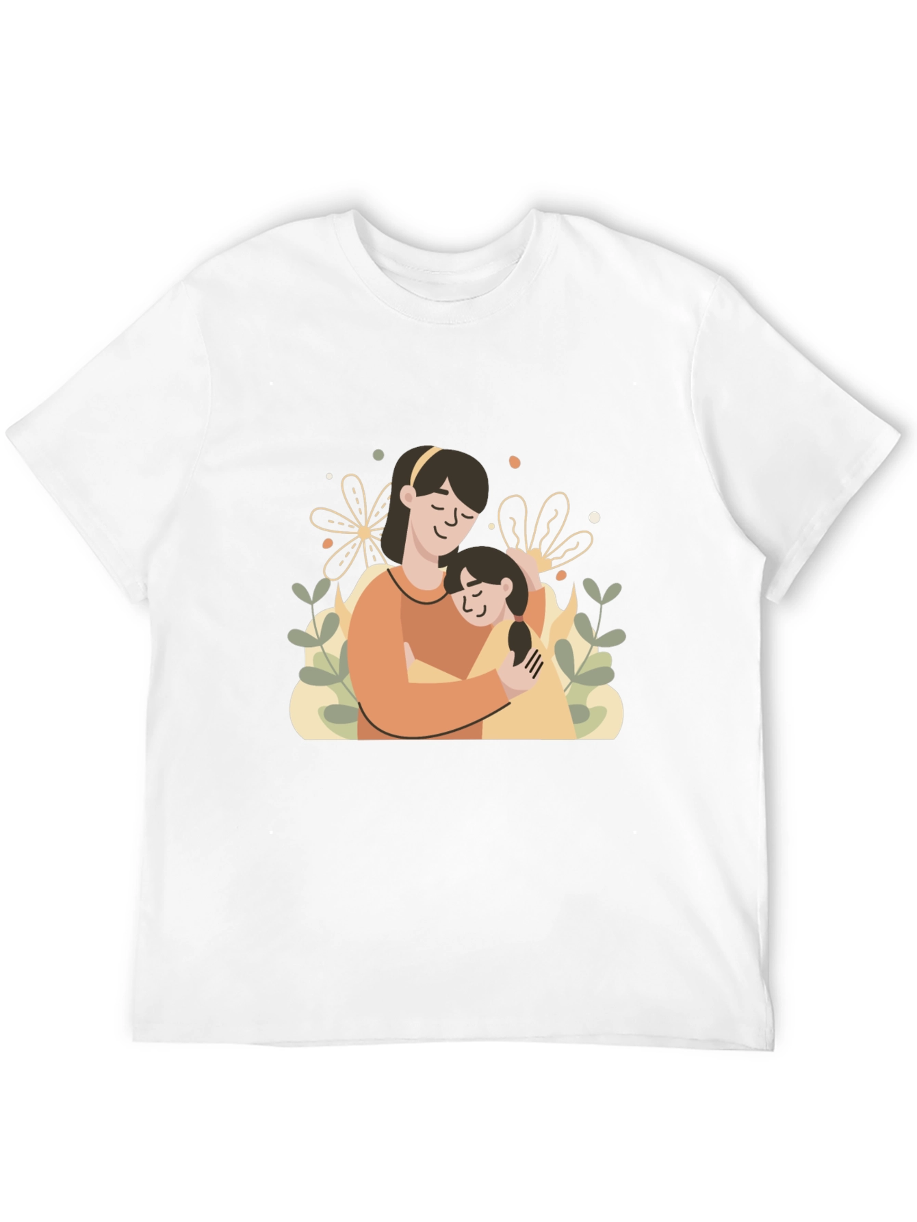 Mothers Day Tee: Mother and Daughter Graphic