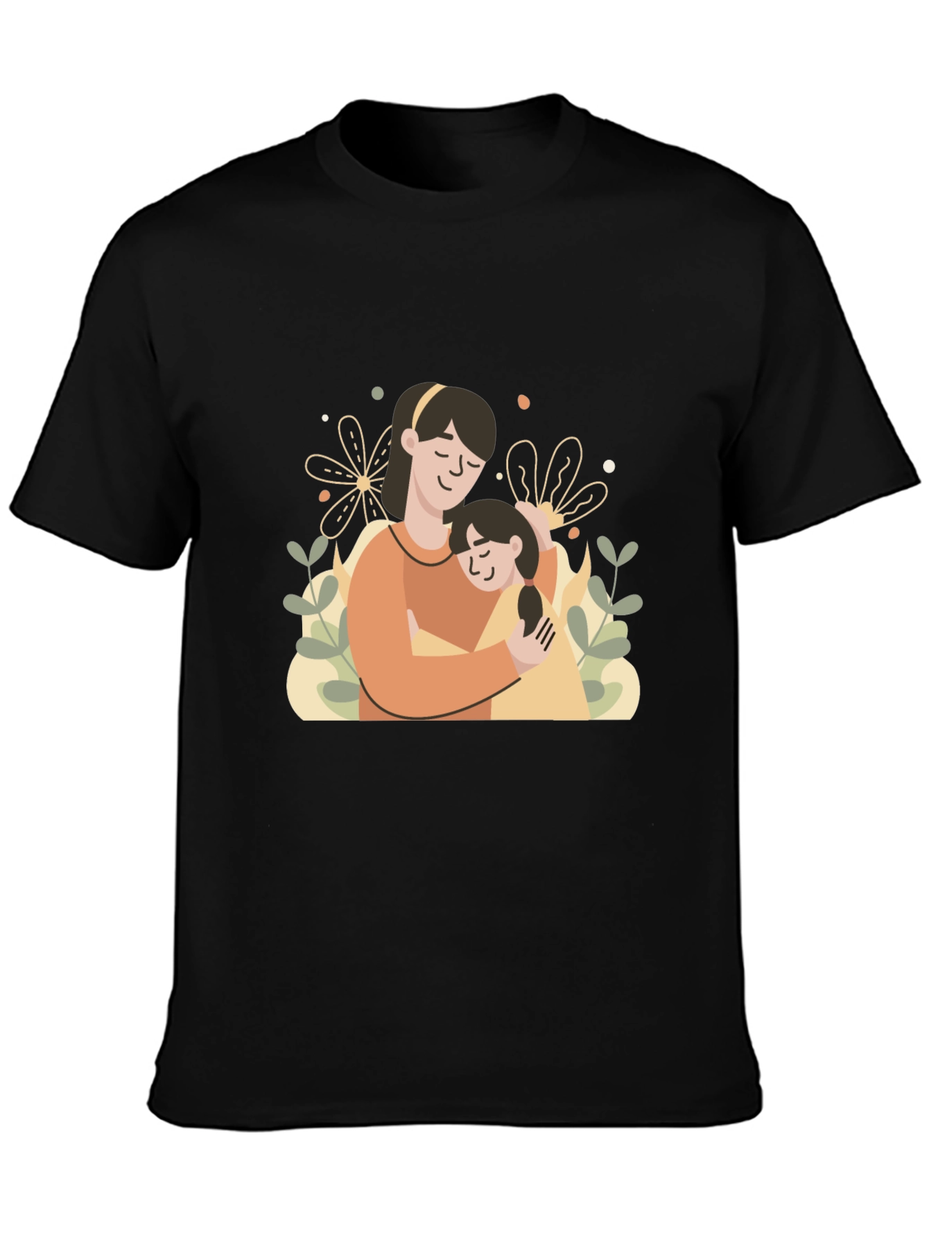 Mothers Day Tee: Mother and Daughter Graphic