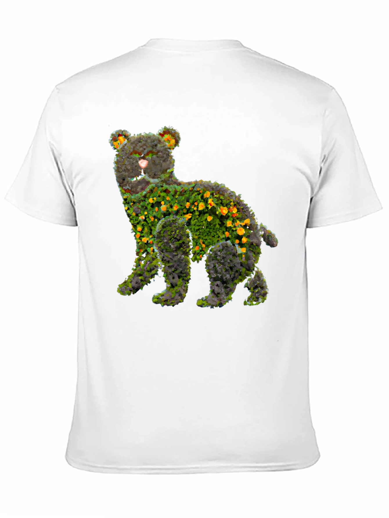 Floral Bear Graphic T-Shirt