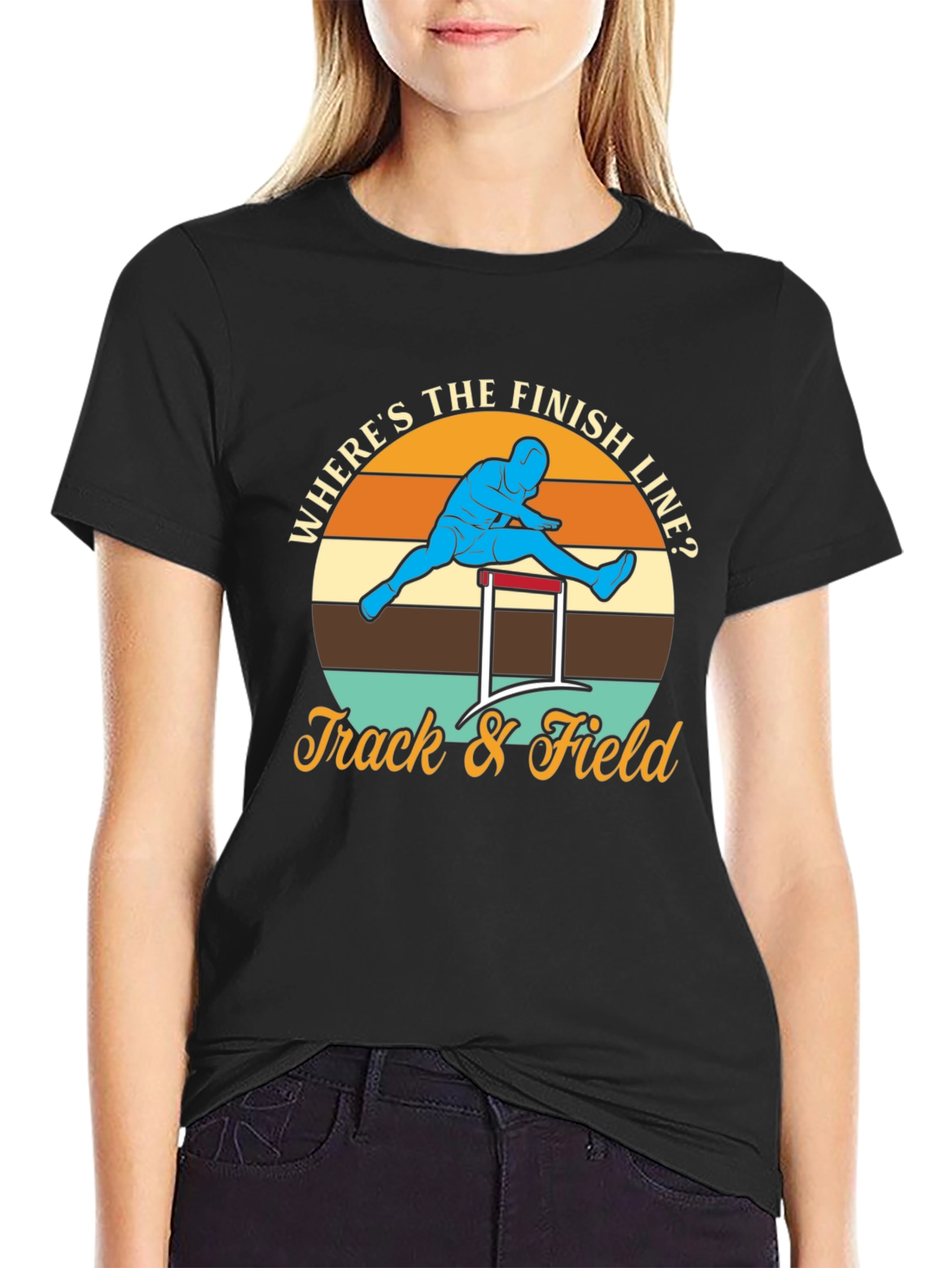 Track & Field Hurdler T-Shirt