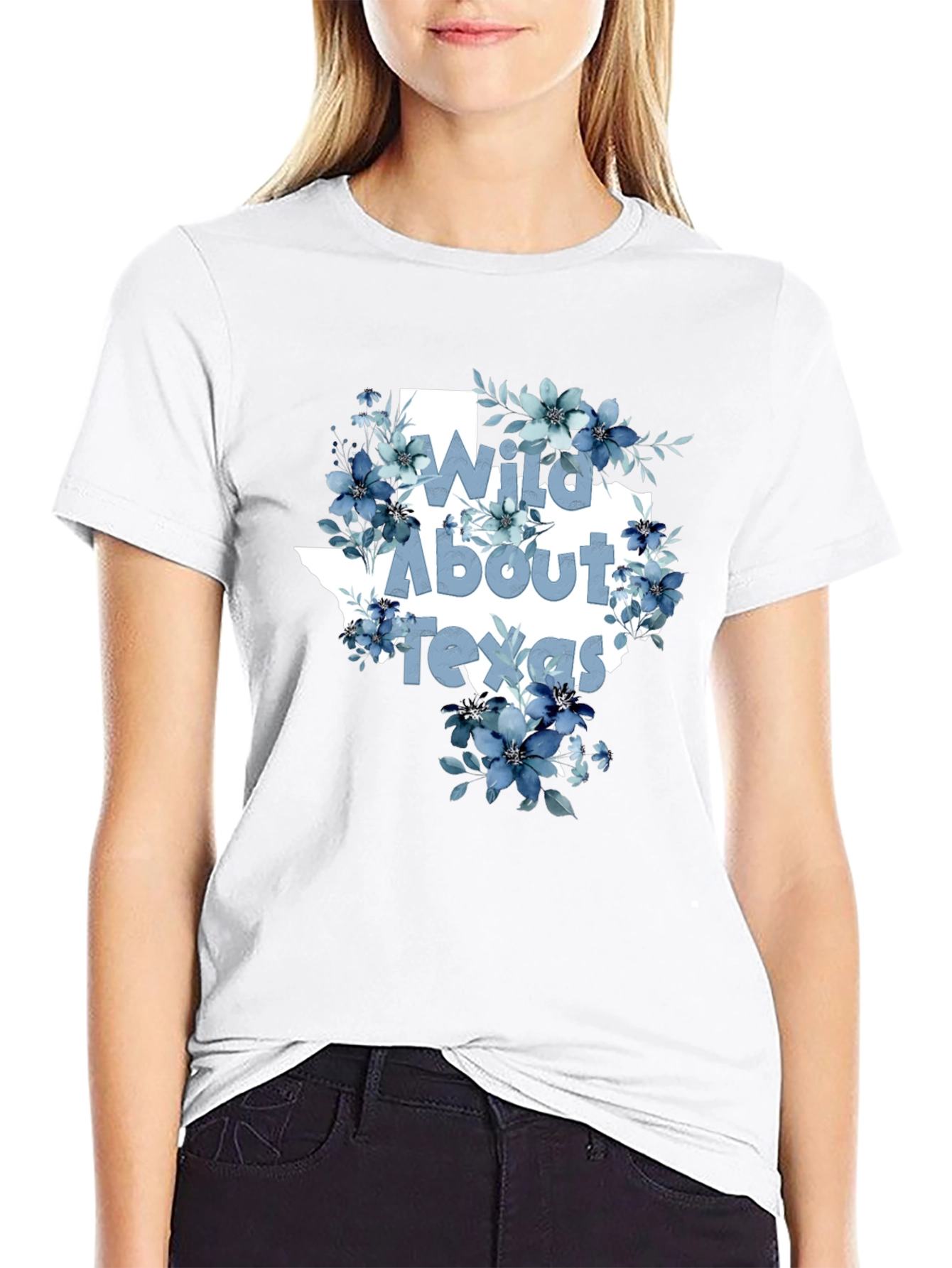 Wild About Texas Floral Graphic Tee