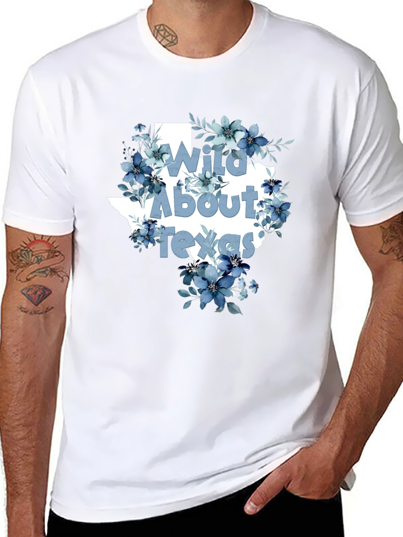 Wild About Texas Floral Graphic Tee