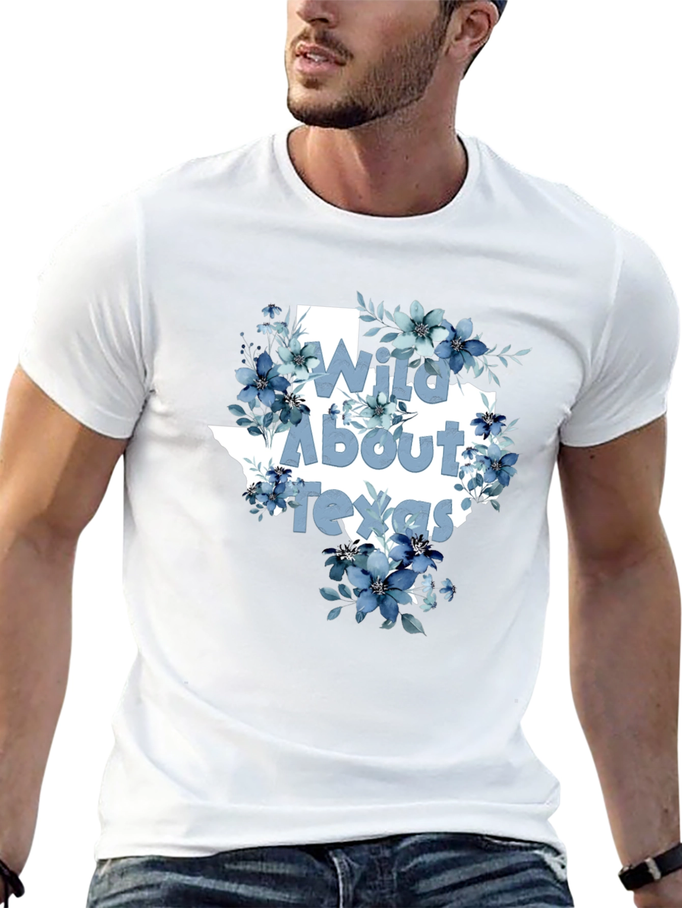 Wild About Texas Floral Graphic Tee
