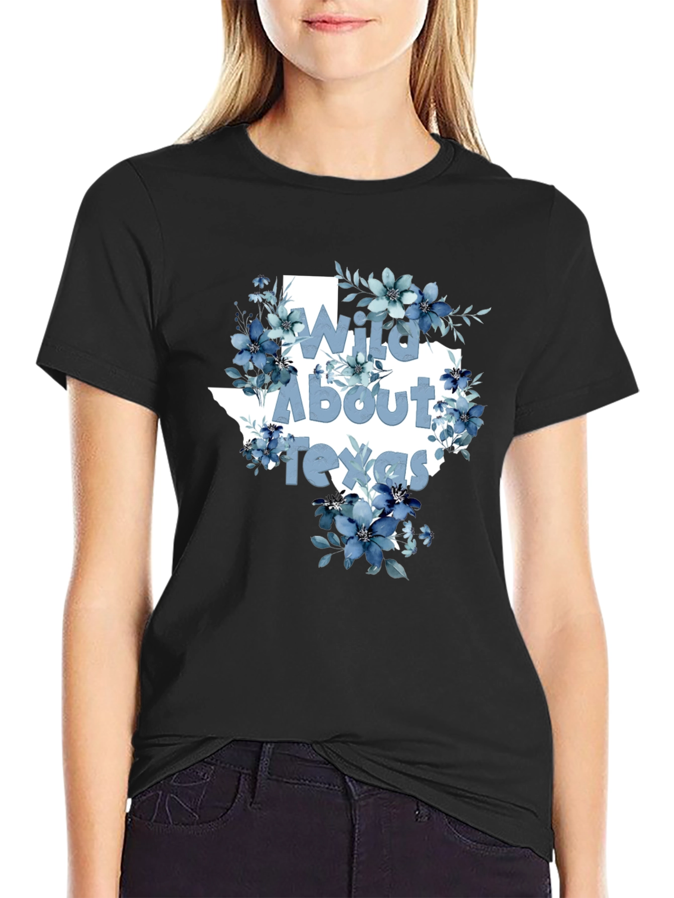 Wild About Texas Floral Graphic Tee