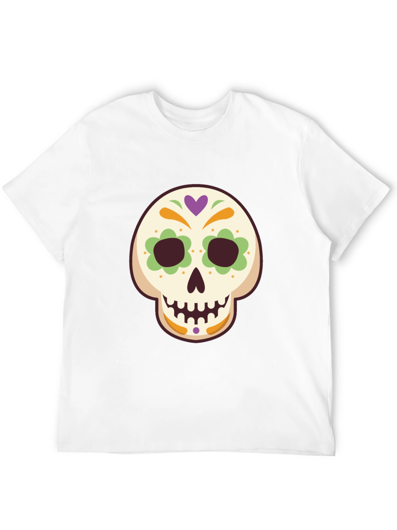 Sugar Skull Graphic Tee - Mens Black T-Shirt