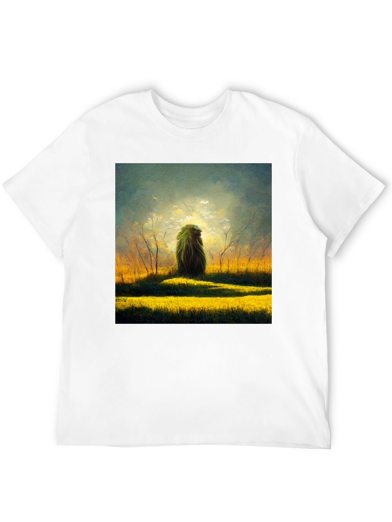 Nature Art Graphic Tee - Mens Black T-Shirt