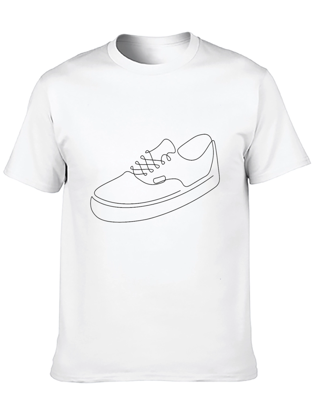 Mens Black Graphic Print T-Shirt - Casual Wear