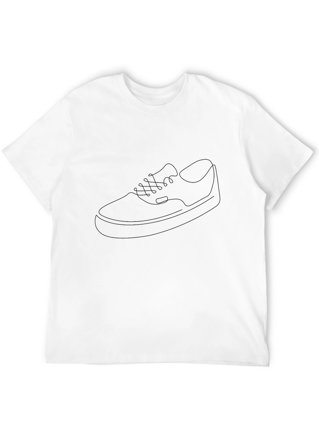 Mens Black Graphic Print T-Shirt - Casual Wear