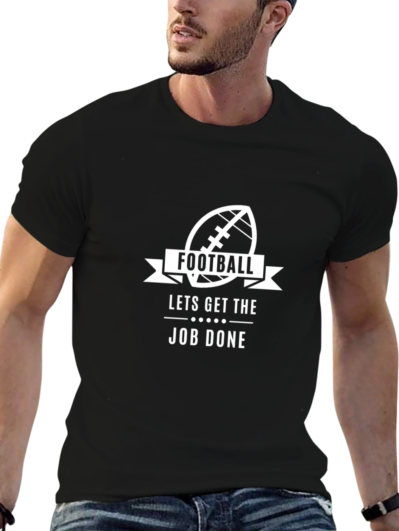 Football Lets Get the Job Done T-Shirt